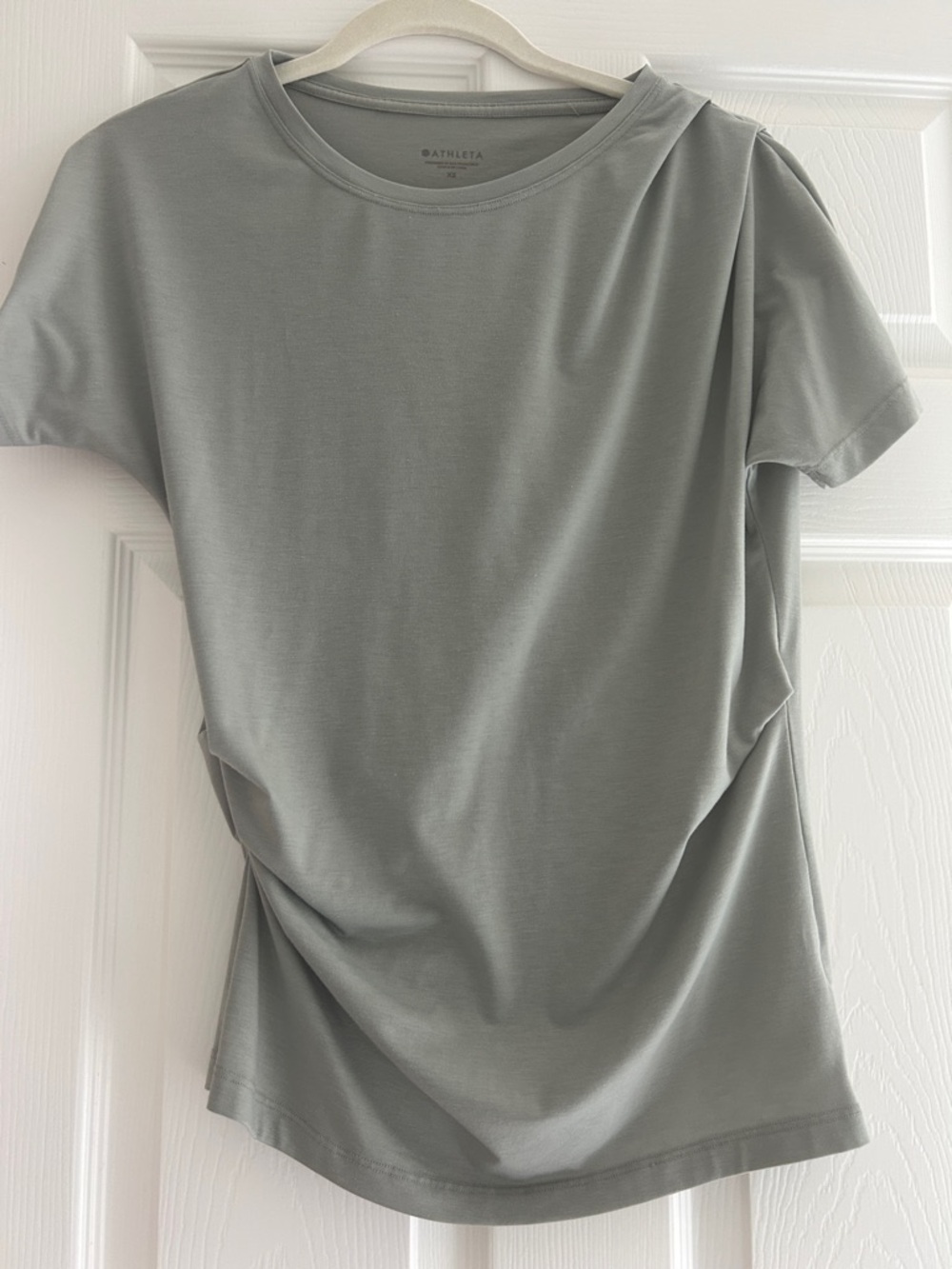 Athleta Sage Green Short Sleeve Crew Tee